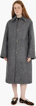 Semicouture Cappotto over Leandre grigio