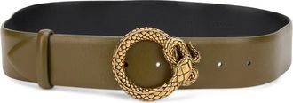 Alberta Ferretti Riem met gouden gesp - Dames - Riemen - Groen - S - Accessoires