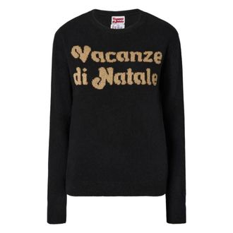 MC2 Saint Barth New Queen Sweater - Dames - Ronde hals truien - Zwart - XS - Wol - Truien & Vesten