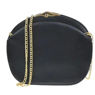 Cartier Pre-owned Cross Body Bags, female, Blue, Size: ONE SIZE Pre-owned Vintage Shoulder Bag