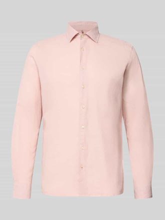 Cinque Slim Fit Freizeithemd aus Leinen-Mix Modell Steven in Pink, Gr&ouml;&szlig;e XXL