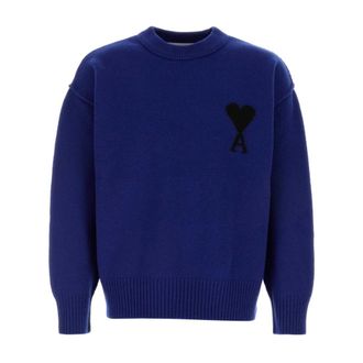 Ami Ami de Coeur Sweater - - Knitwear - Uomo - Blu - M