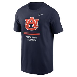 Nike Auburn Sideline Nike Mens Dri-FIT College T-Shirt in Blue | 02ET41SAUN-ZK0