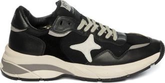 Ama brand Moon Deluxe Sneaker - Heren - Sneakers - Zwart - 44 EU - Leer - Schoenen