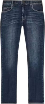 Armani J45 Regular Fit Jeans - Heren - Regular Fit Jeans - Blauw - W40 L34 - Katoen - Jeans