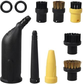 OEM Para Limpiadores A Vapor Karcher Sc1 Sc2 Sc3 Sc4 Sc5, Incluye Boquilla Curva Extendida, Cepillo Redondo, Boquilla Para Ranuras, Junta, Boquilla Extend