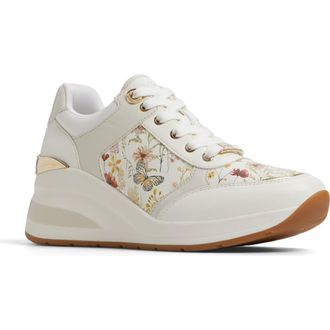 Aldo Iconistep Platform Sneaker in Ivory Multi at Nordstrom, Size 6.5