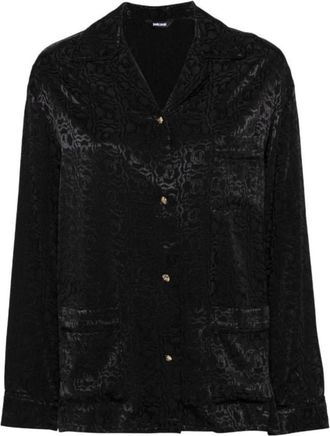 Just Cavalli Overhemden - Dames - Overhemden - Zwart - S - Overhemden