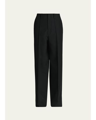 Marni Virgin Wool Pintuck Trousers