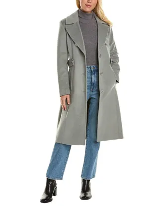 Kenneth Cole Wool-Blend Military Jacket