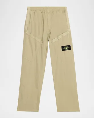Stone Island Men & apos;s Cotton Straight-Leg Pull-On Pants