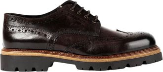 Exton Schoenen, Heren, Bruin, 41 EU, Leer, Derby Pelle Anticata