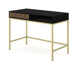 AC-D&eacute;co Coiffeuse Ravenna F 112x50 Cm Escritorio Consola Negro Mate / Artisan