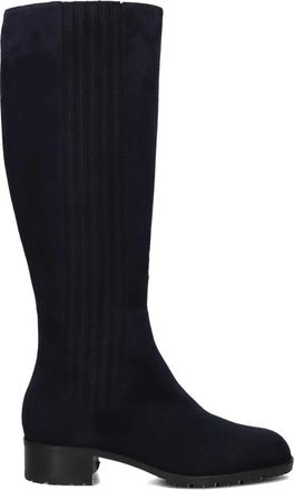 Nalini Blauwe Su&egrave;de Dames Laarzen - Dames - Hoge Laarzen - Blauw - 39 EU - Su&egrave;de - Schoenen
