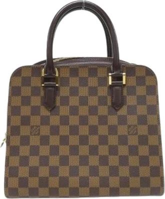 Louis Vuitton Pre-owned Handbags, male, Brown, Size: ONE SIZE Pre-owned Triana Damier Handbag