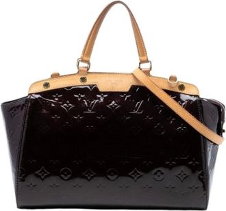 Louis Vuitton Pre-owned Handbags, female, Purple, Size: ONE SIZE Pre-owned Brea MM