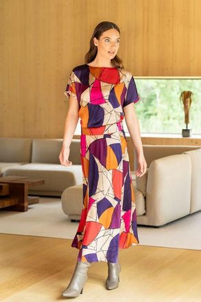 Mart Visser Scarlett Print Top Plum / Multi