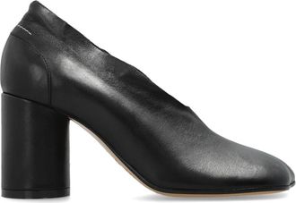 Maison Margiela Leren Schoenen met Hak - Dames - Pumps - Zwart - 39 EU - Leer - Schoenen
