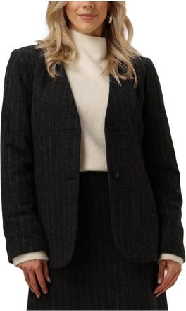 Modstr&ouml;m Kristolmd Blazer - Dames - Blazers - Zwart - M - Polyester - Jassen