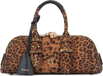 Pinko Bowling Bag Baguette Suede