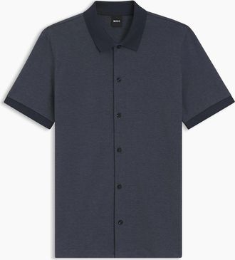 HUGO BOSS Mens H Powell 102 Polo Navy - Size: 46