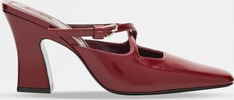 Nodaleto Nodstalgia Grace Patent Leather Mule Pumps