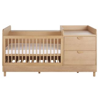Maisons du monde Cama evolutiva para beb&eacute; combinada con 2 cajones, Long. 190 cm