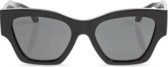 Versace Geometric Zonnebrillen - Dames - Zonnebrillen - Zwart - 53 MM - Accessoires
