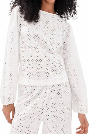 Poss&eacute; Harriet Blouse In White