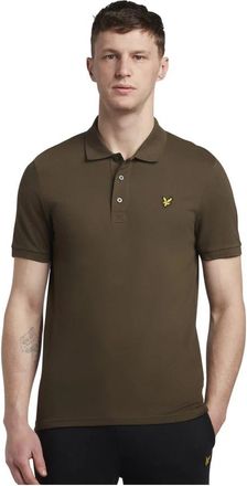 Lyle & Scott Plain Polo Shirt - Heren - Polos - Groen - XL - Katoen - Tops