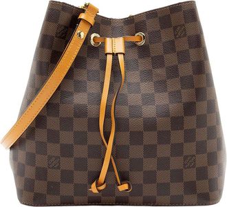 Louis Vuitton Damier Ebene Neonoe Mm Shoulder Bag (Authentic Pre-Loved)
