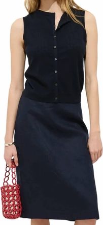 Alex Mill Odette Sweater Tank In Navy