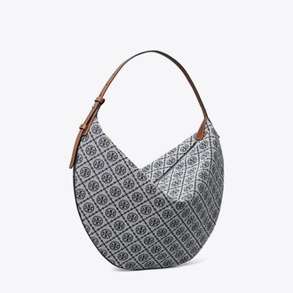 Tory Burch Womens T Monogram Balloon Bag, One Size