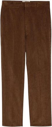 Ami Cigar-fit Corduroy Katoenen Broek - Heren - Straight fit broeken - Bruin - M - Katoen - Broeken