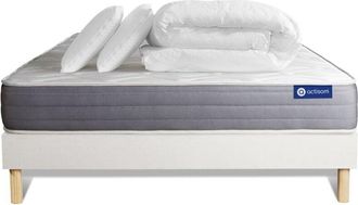 Actisom Pack Colch&oacute;n Blanco Espuma Viscoel&aacute;stica 140 X 200