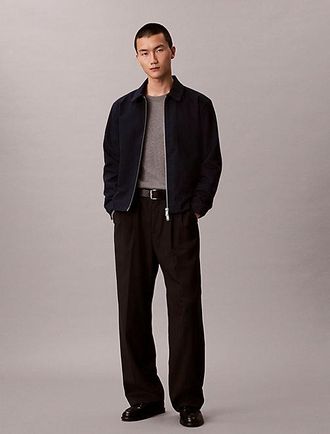 Calvin Klein Cotton Dobby Blouson Jacket