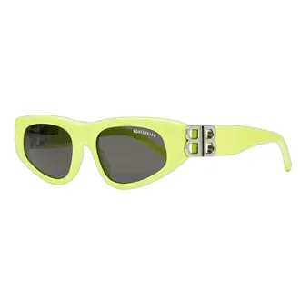 Balenciaga BB0095S007 Cat-Eye Frame Sunglasses - Yellow
