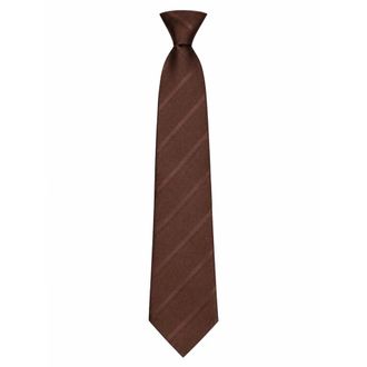 Song for the Mute Playground Stropdas - Heren - Accessoires - Bruin - Maat: ONE Size Zijde