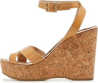 Jimmy Choo London Sandali in pelle 110mm - Toni neutri