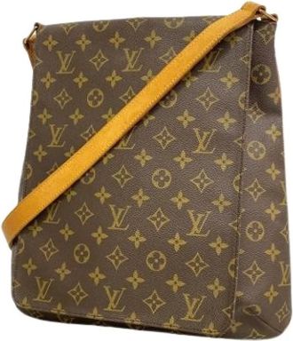 Louis Vuitton Pre-owned Cross Body Bags, female, Brown, Size: ONE SIZE Pre-owned Monogram Musette Shoulder Bag