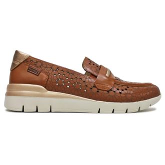 Pikolinos Cantabria W4R-6518 Leather Womens Comfort Shoes - Brandy - Size:UK 5-5.5