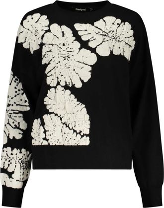 Desigual Bubbles Lacroix Jumper - Dames - Truien - Zwart - Maat: L Wol