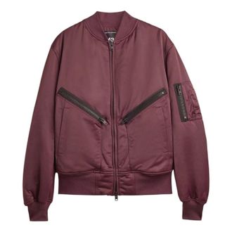 adidas Y-3 Bomber Oversized Jacket Shadow Maroon KA2397