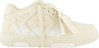 Off-white Out Of Office Sneaker - Dames - Sneakers - Beige - 40 EU - Leer - Schoenen