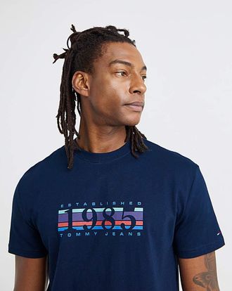 Tommy Jeans Graphic T-Shirt - Navy