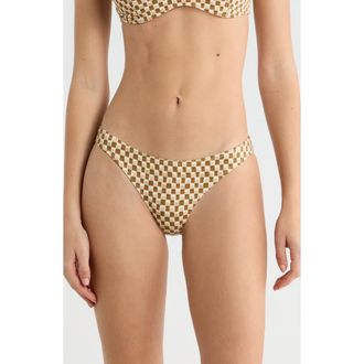 PacSun Carmen Low Rise Bikini Bottoms in Multi Pink at Nordstrom, Size X-Small