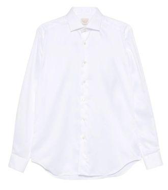 Xacus White Regular Solid Shirt
