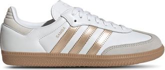 adidas Womens Originals Samba OG - Shoes Ftwr White/Wonder Gold Met Size 05.5