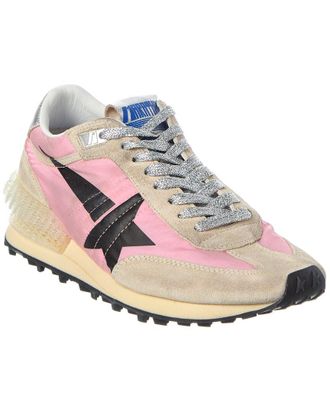 Golden Goose Running Marathon M77 Nylon & Suede Sneaker