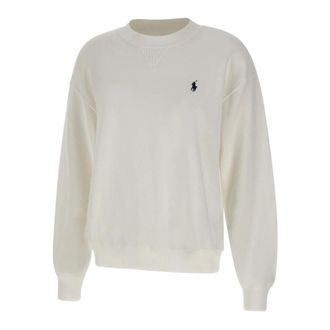 Polo Ralph Lauren Sweaters Wit - Dames - Sweatshirts - Wit - XS - Katoen - Hoodies & sweatvesten